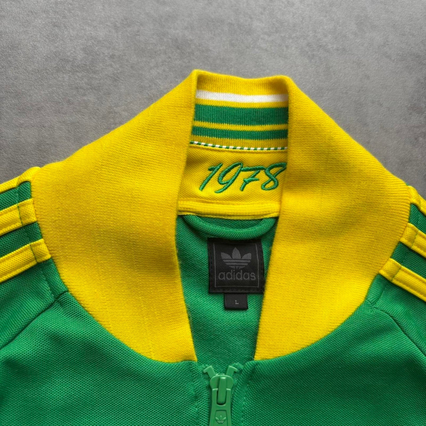 Adidas Brazil Jacket Green (Large)