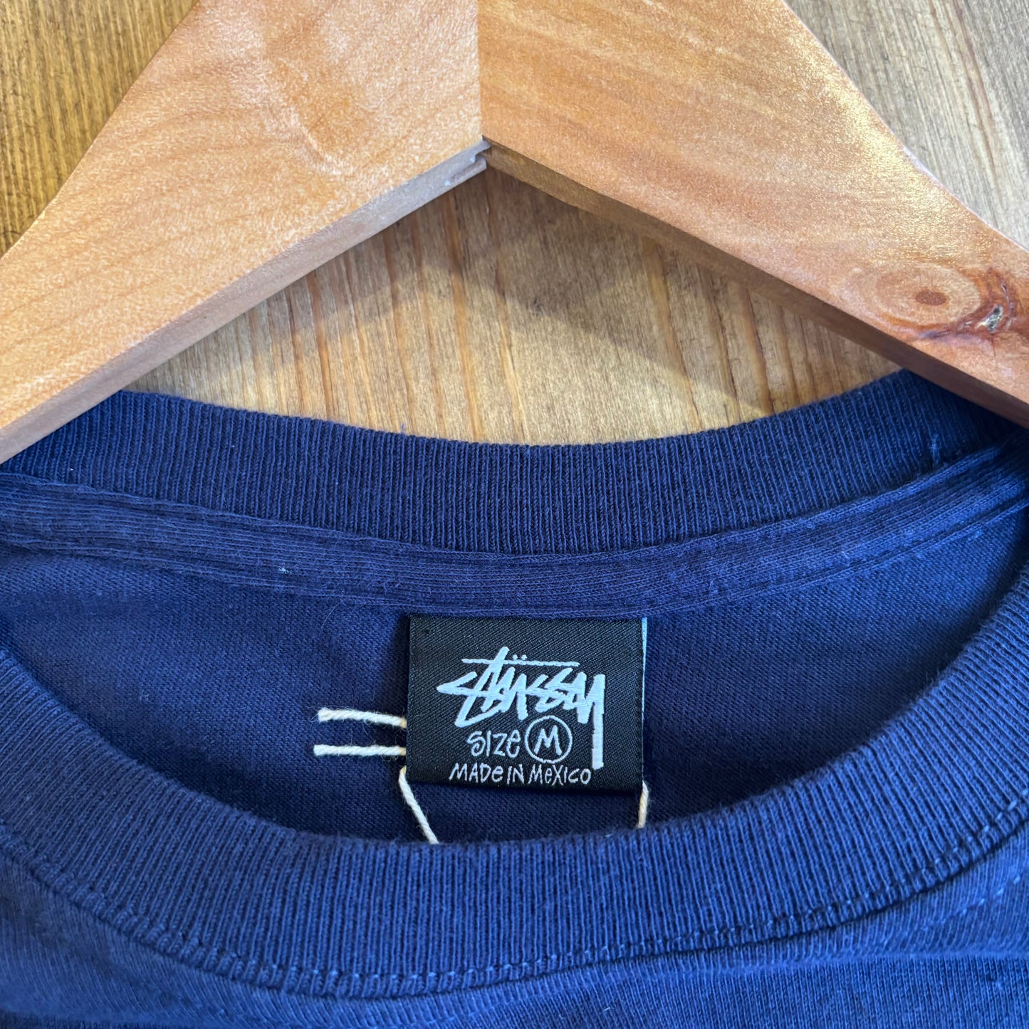 Stussy Strawberry Print T-Shirt Navy (Medium)