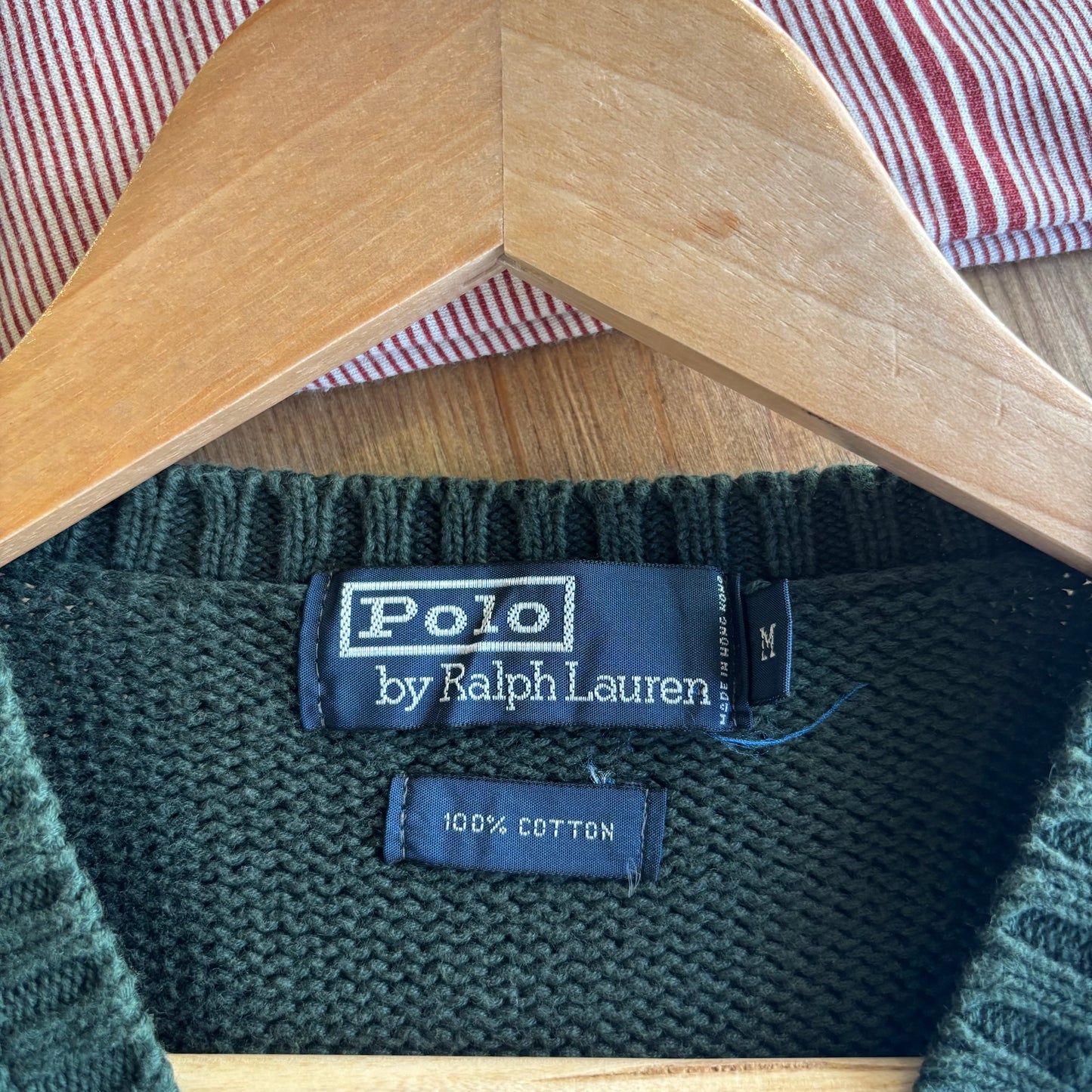 Ralph Lauren Sleeveless Knit Vest Jumper Green (Medium)