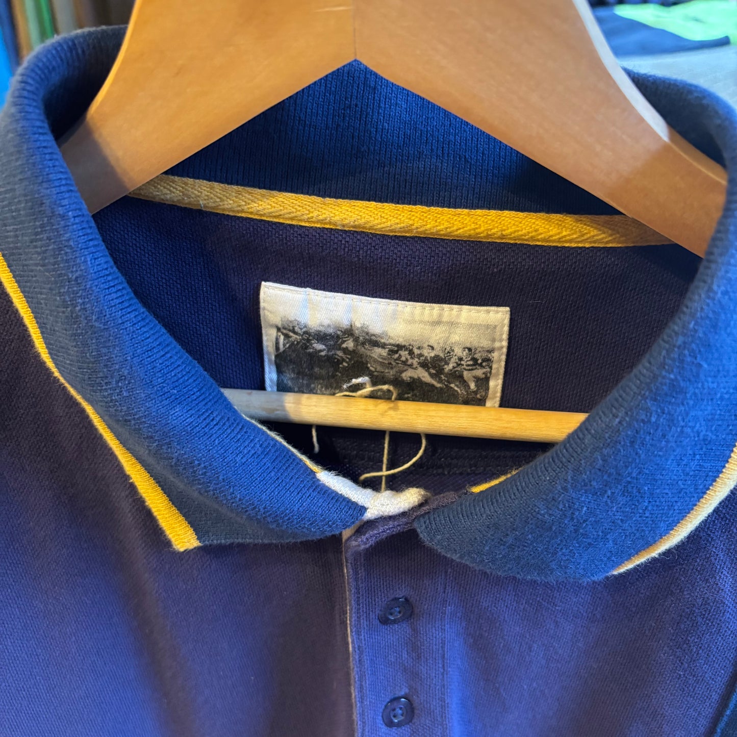 Cotton Traders Six Nations Polo Shirt Navy (XXL)