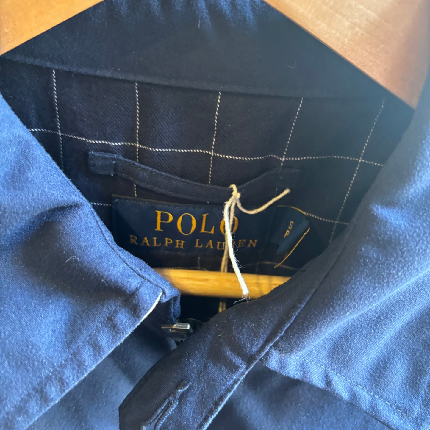 Ralph Lauren Bi-Swing Harrington Zip Jacket Navy (Small)