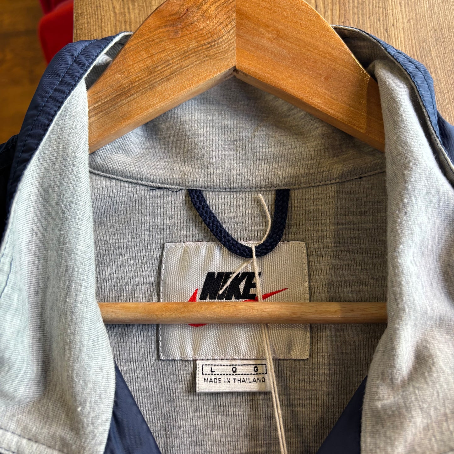 Nike Swoosh Zip Up Track Jacket Navy (Large)