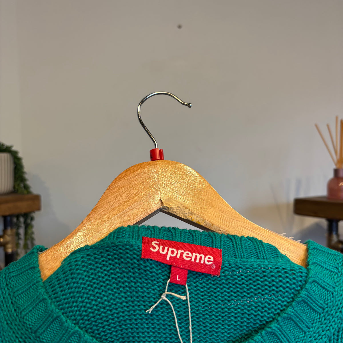 Supreme SS16 Tackle Twill Knit Teal Green (Large)