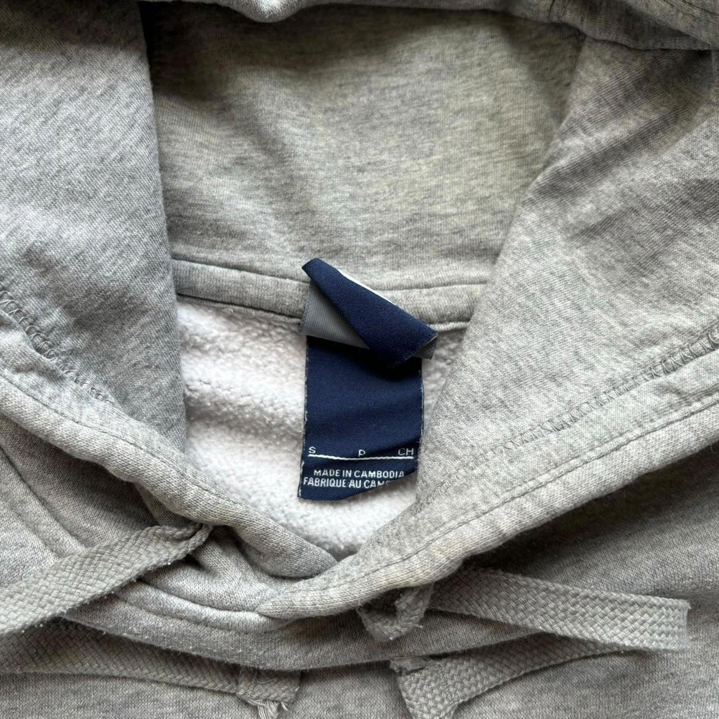 Nike Club Spellout Hoodie Grey (Small)