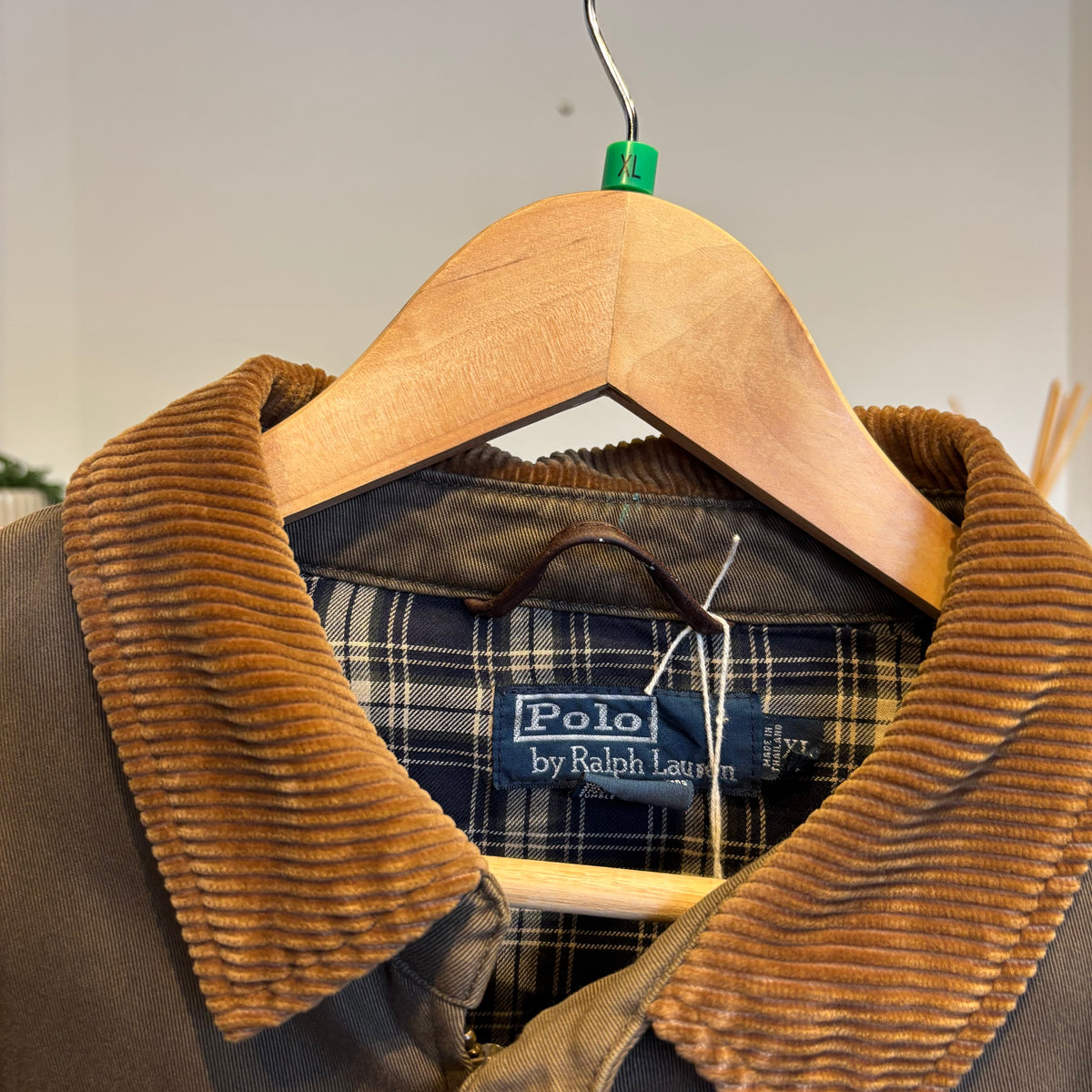 Ralph Lauren Harrington Zip Jacket Brown (XL)