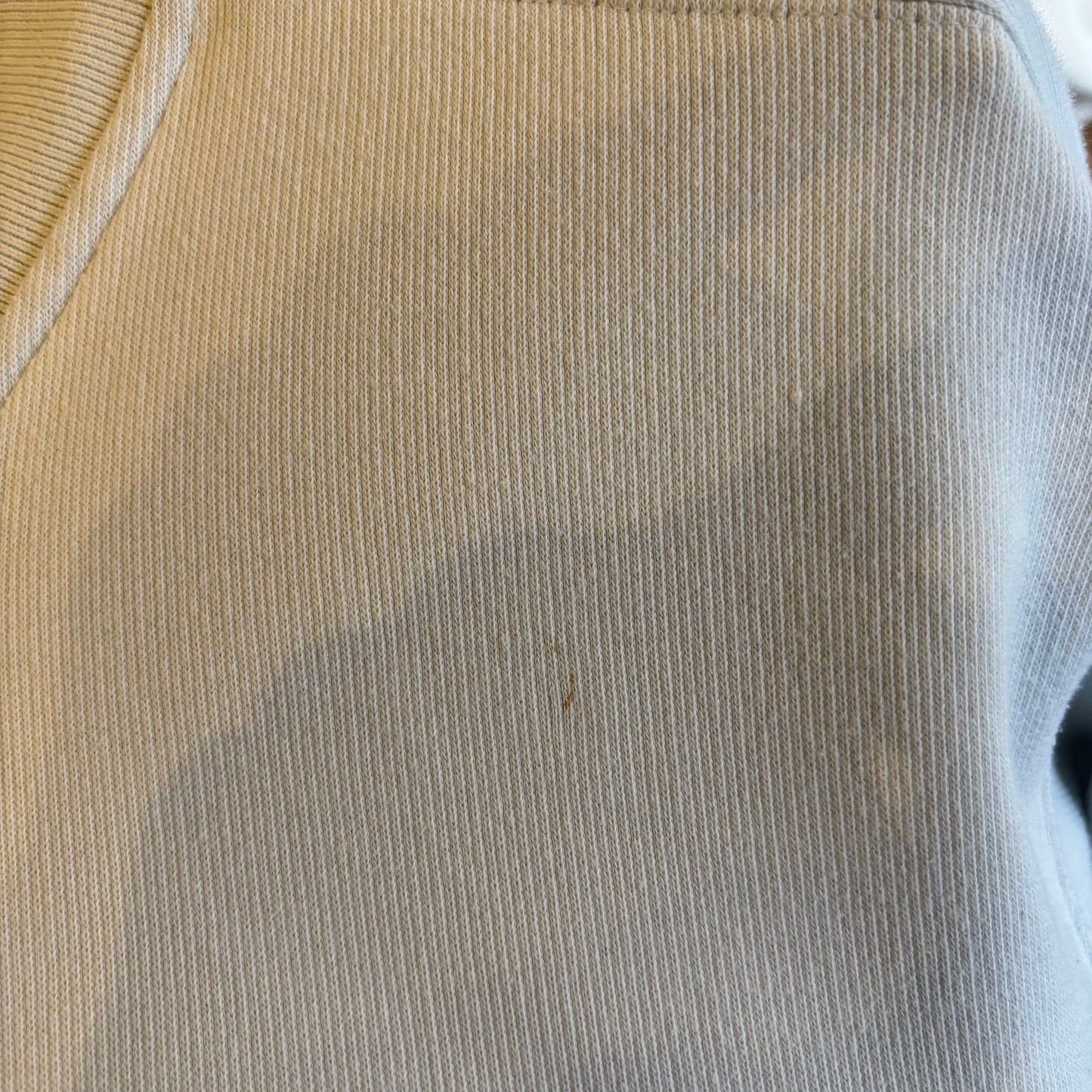 Nike Golf Swoosh Oversized V Neck Sweatshirt Cream (Large)