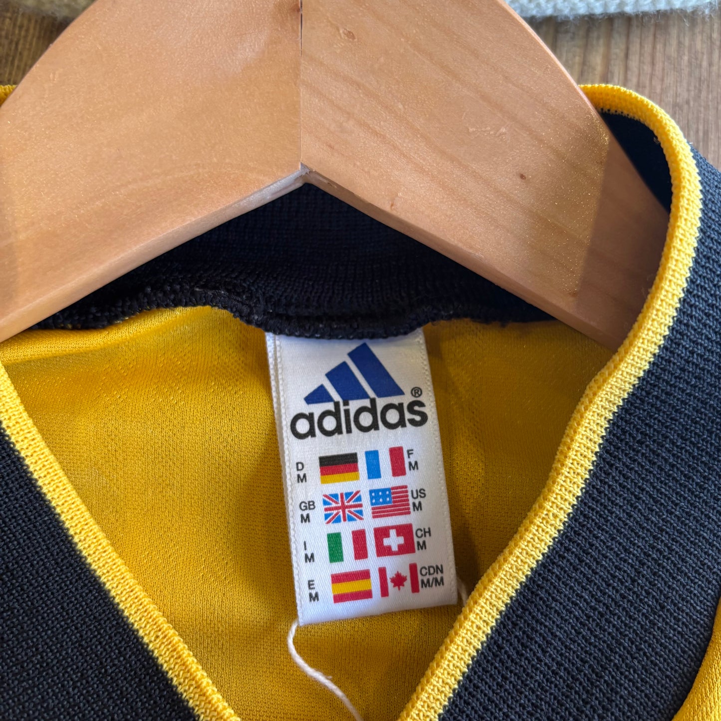 Fulham Adidas 1998/99 Away Shirt Yellow (Medium)
