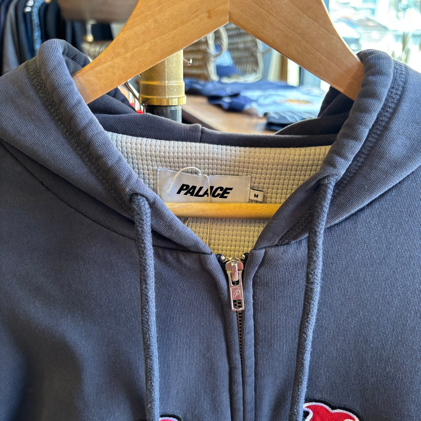 Palace SS22 Arch Zip Hoodie Navy (Medium)