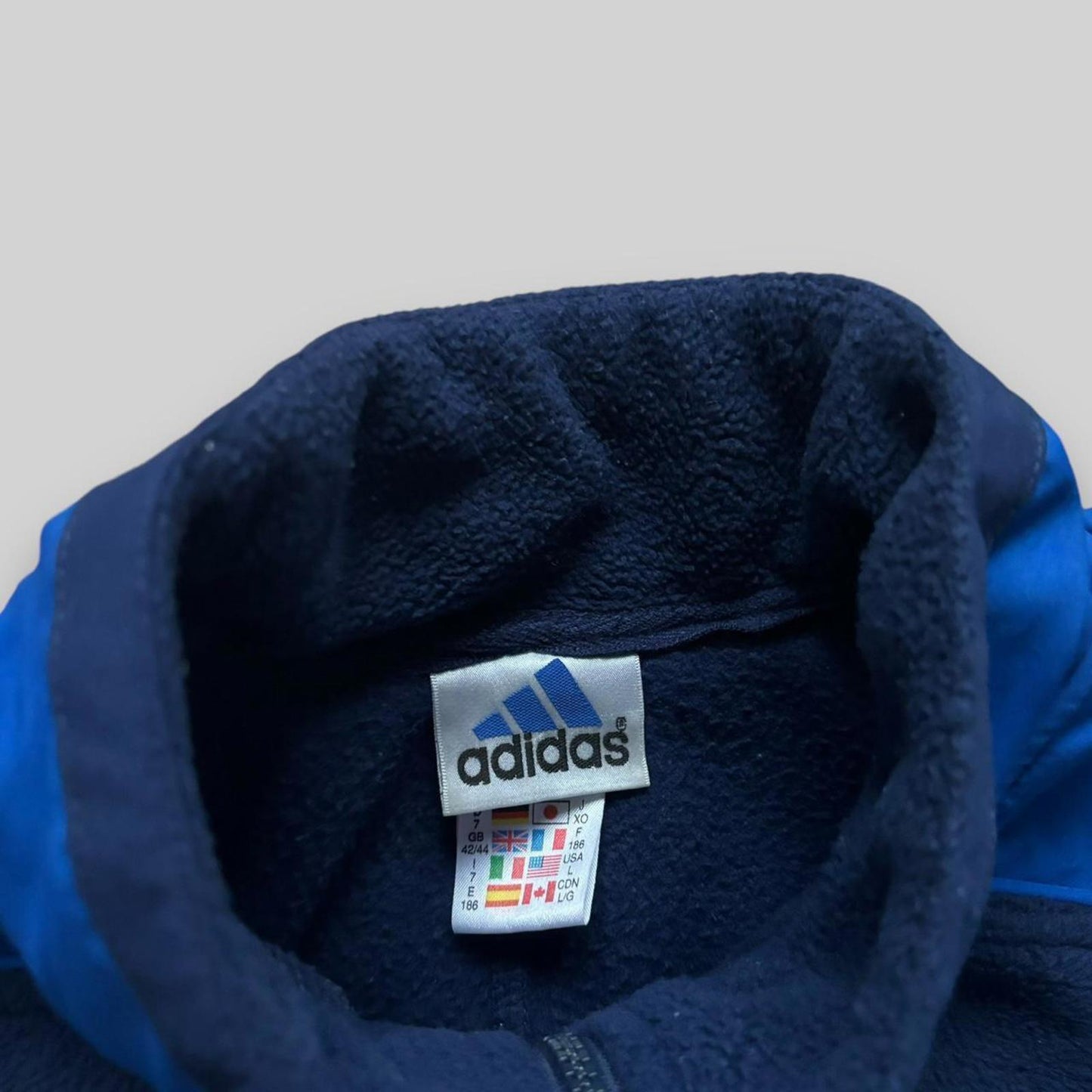 Adidas Quarter Zip Fleece Blue (XL)