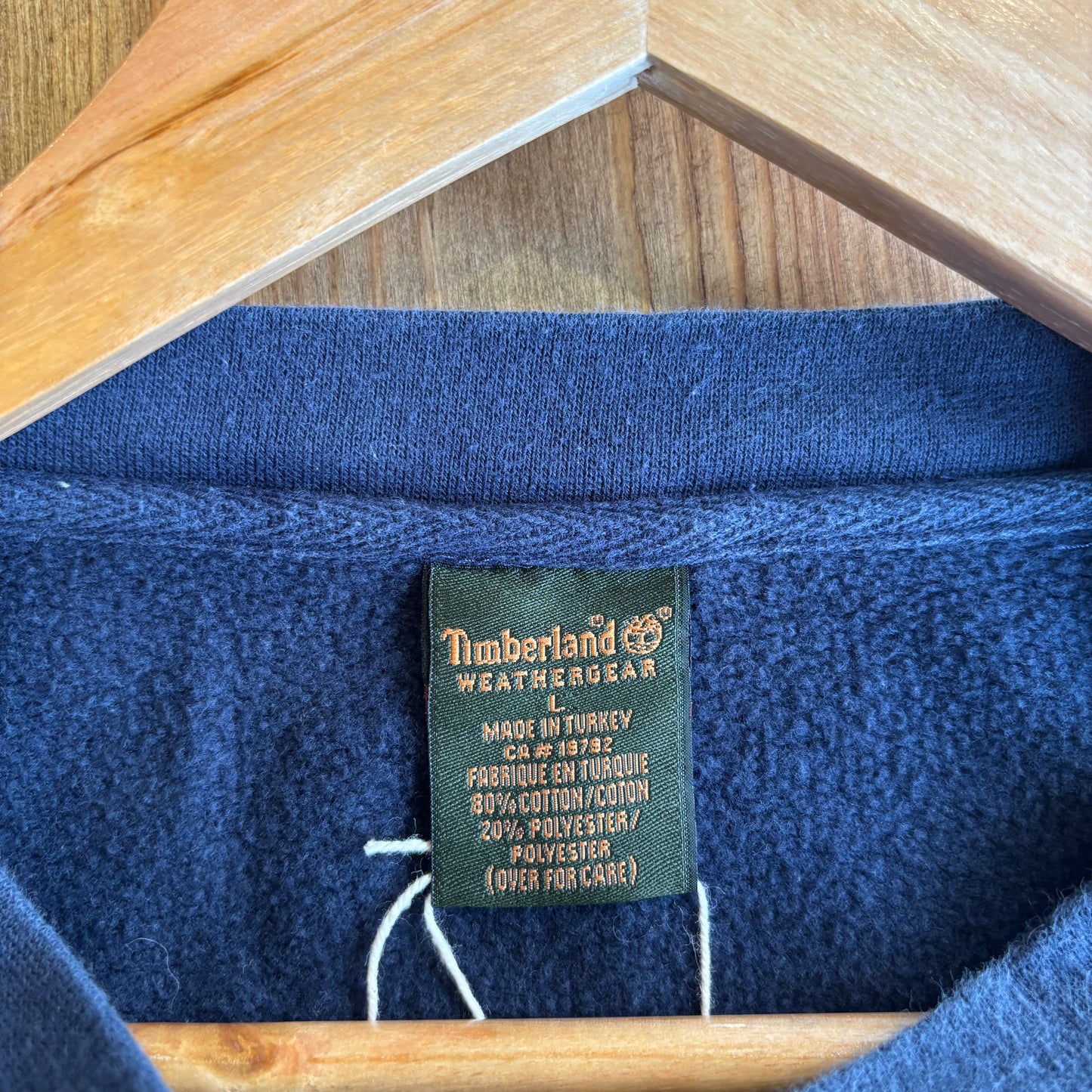 Timberland Weathergear Spellout Oversized Sweatshirt Navy (Large)