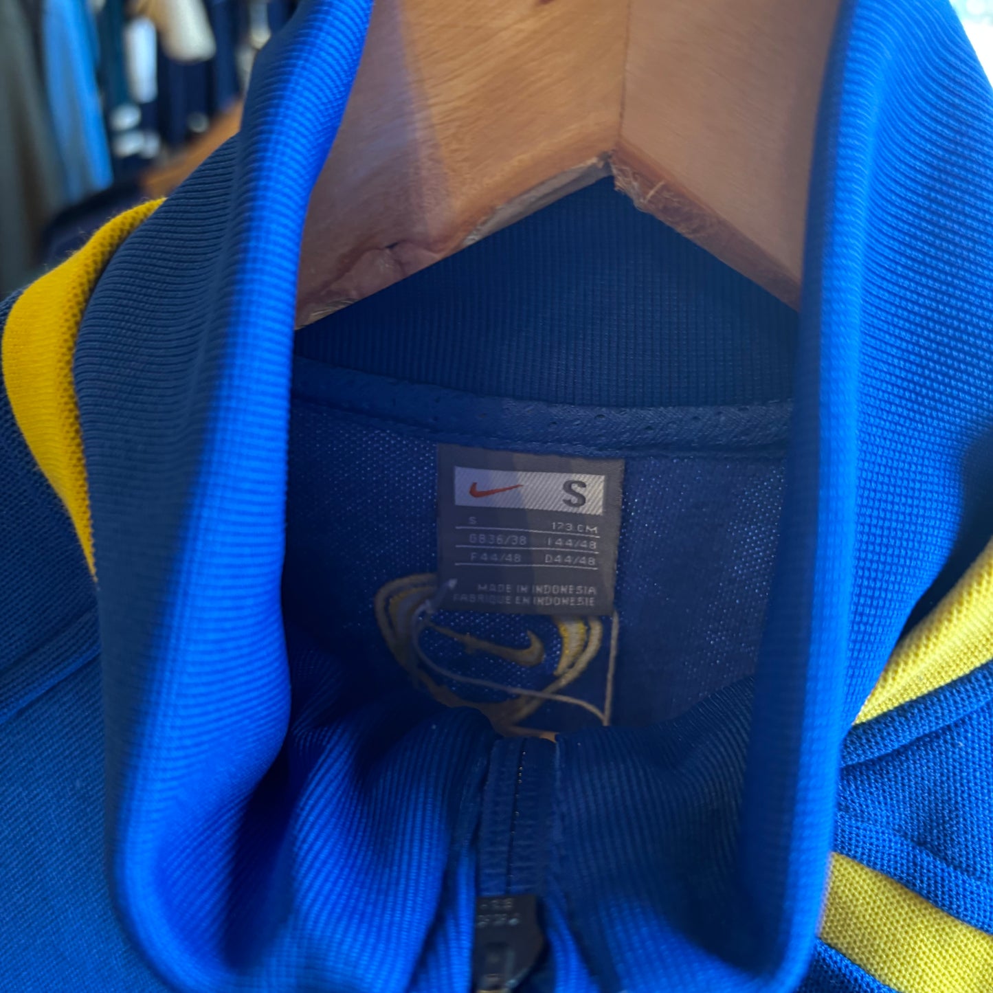 Brazil Nike 2008/09 Track Jacket Blue (Small)
