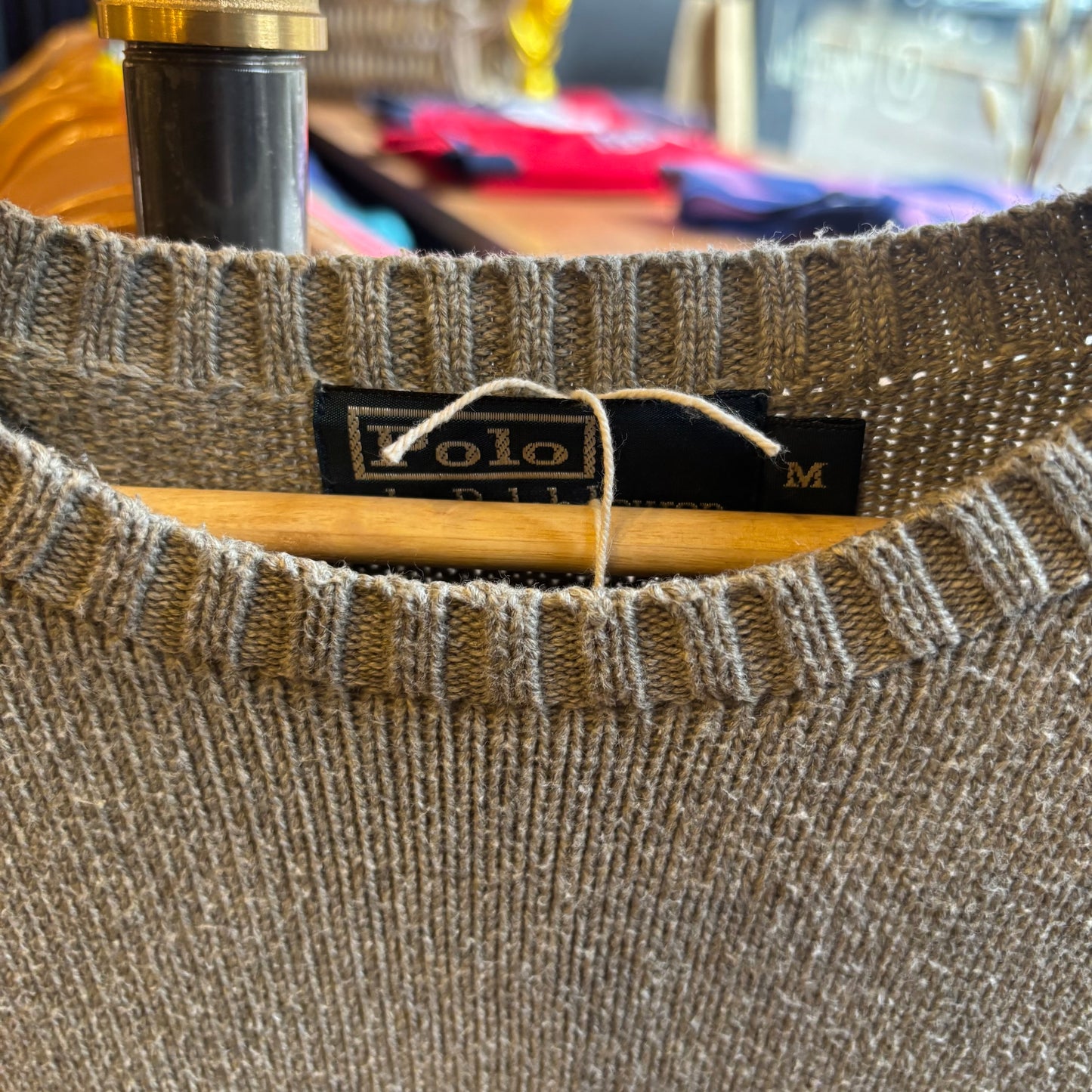 Ralph Lauren Pullover Knit Jumper Grey (Medium)