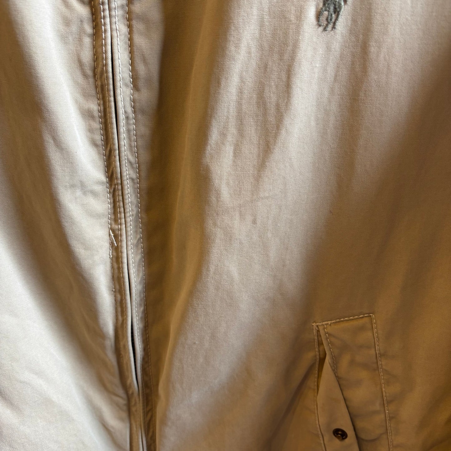 Ralph Lauren Zip Up Jacket Beige (Large)