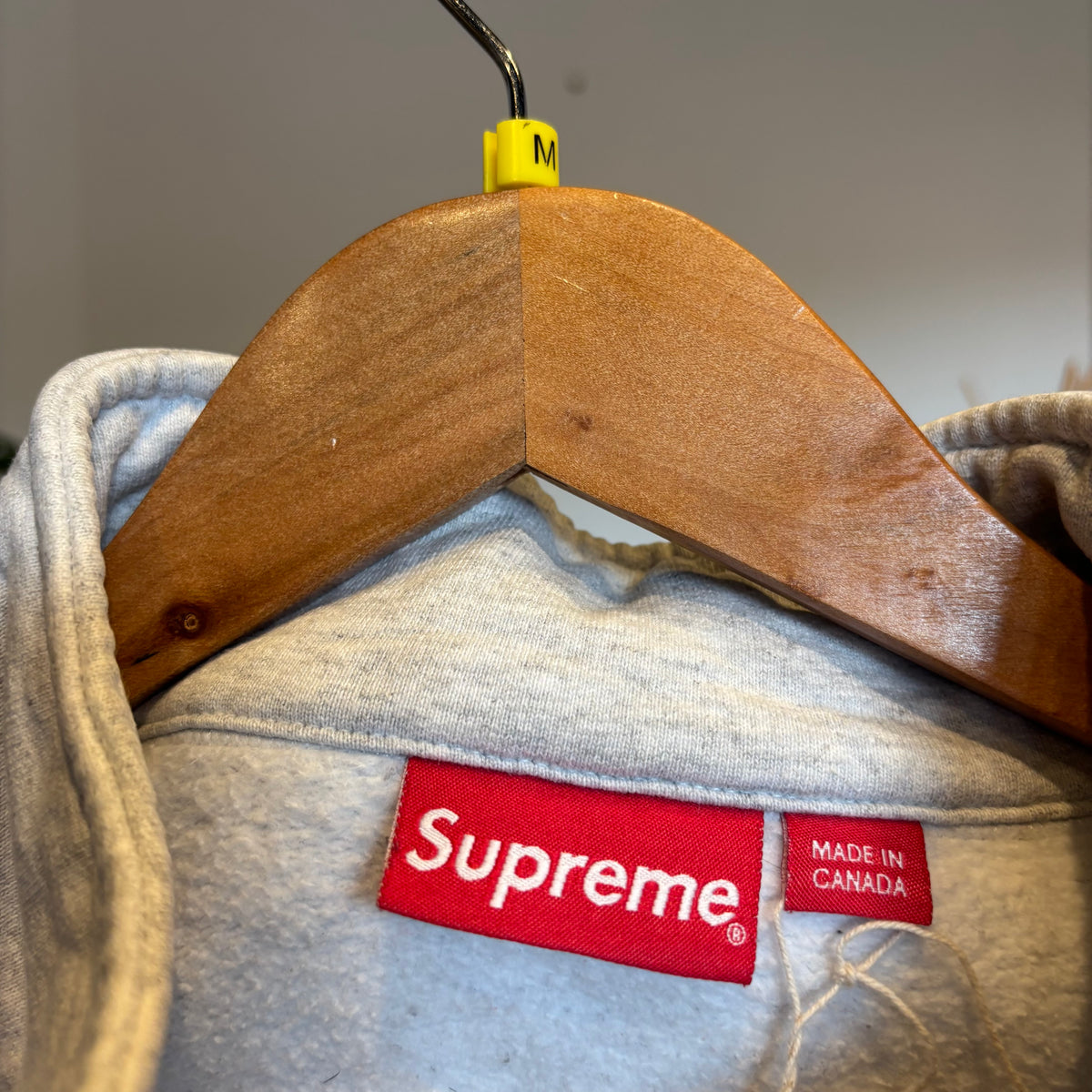 Supreme FW17 2-Tone Half Zip Sweatshirt Navy (Medium)