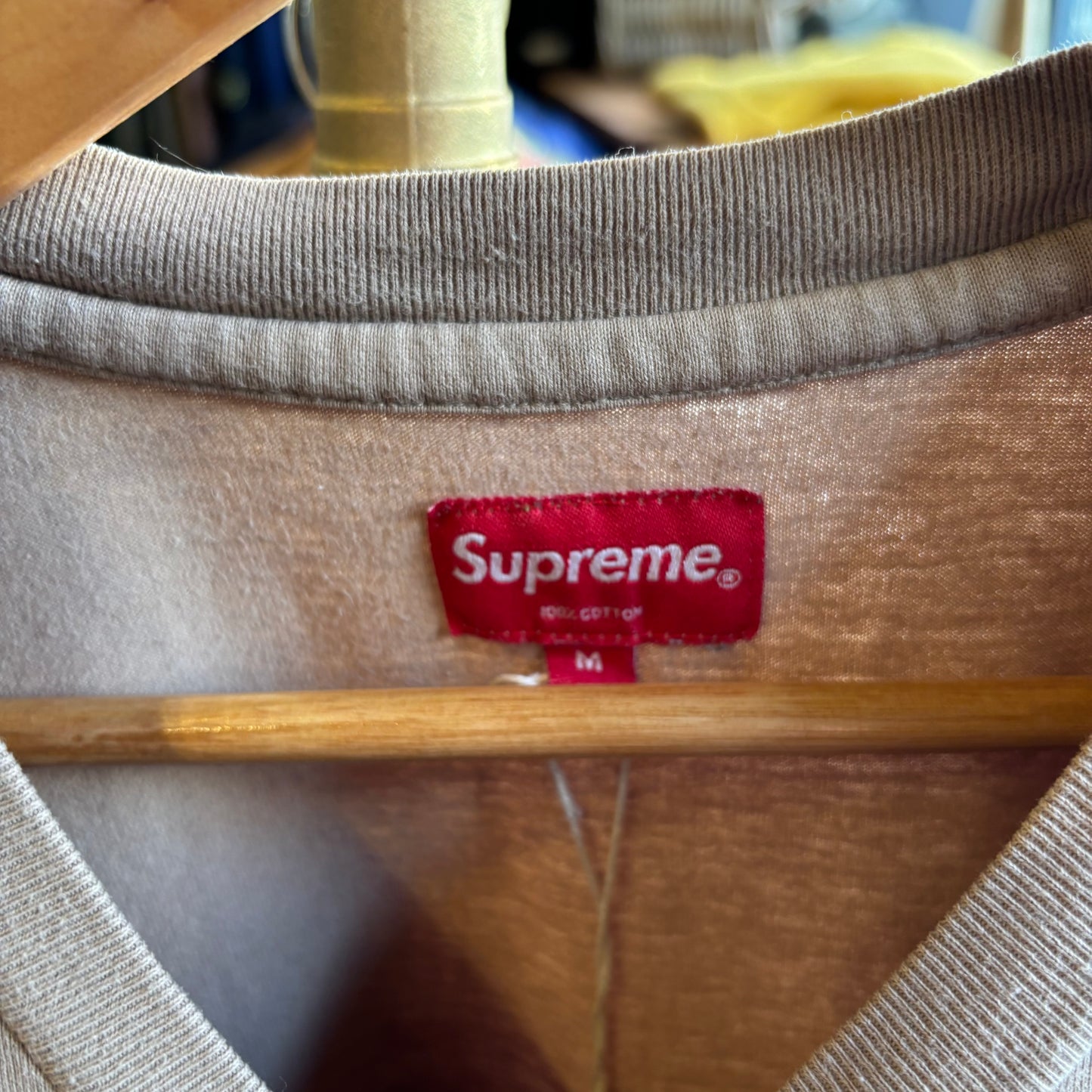 Supreme SS22 Applique Arc T-Shirt Brown (Medium)