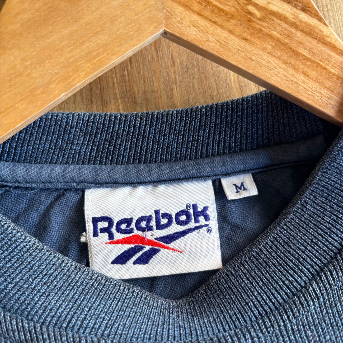 Reebok Spellout Oversized Sweatshirt Blue (Medium)