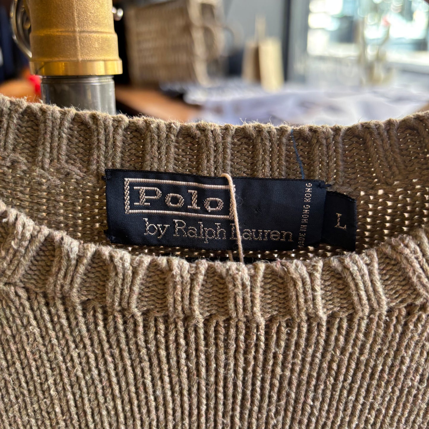 Ralph Lauren Pullover Knit Jumper Green (Large)
