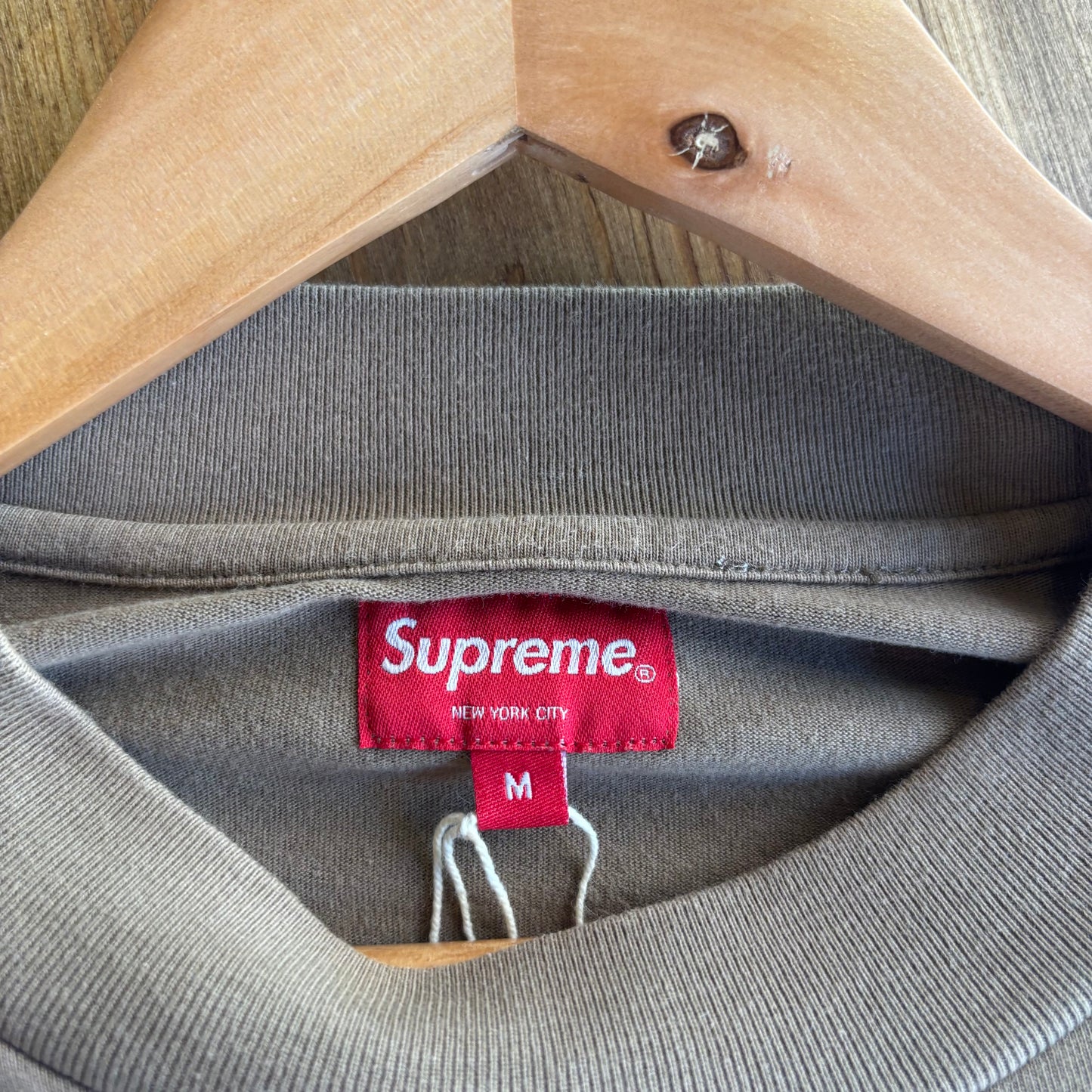Supreme FW22 Mock Neck Longsleeve Dark Tan (Large)