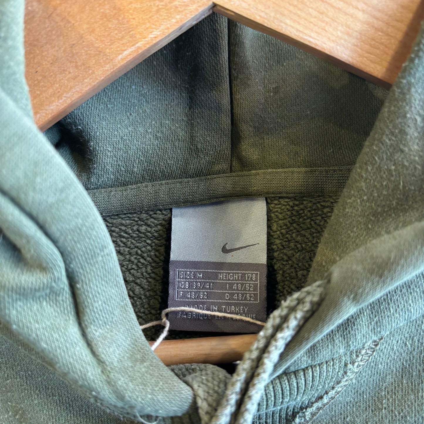 Nike Swoosh Oversized Hoodie Green (Medium)