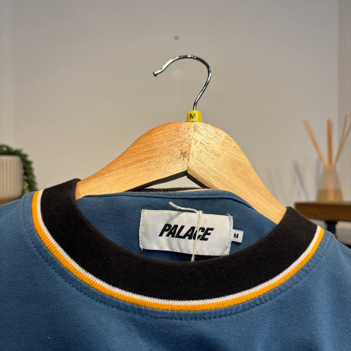 Palace SS16 Turtle Neck Longsleeve T-Shirt Blue (Medium)