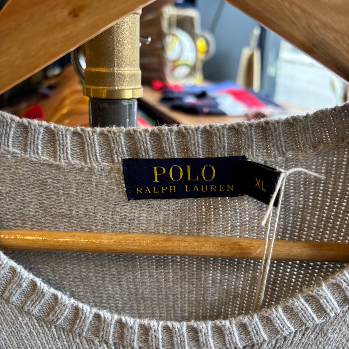Ralph Lauren Pullover Knit Jumper Grey (XL)