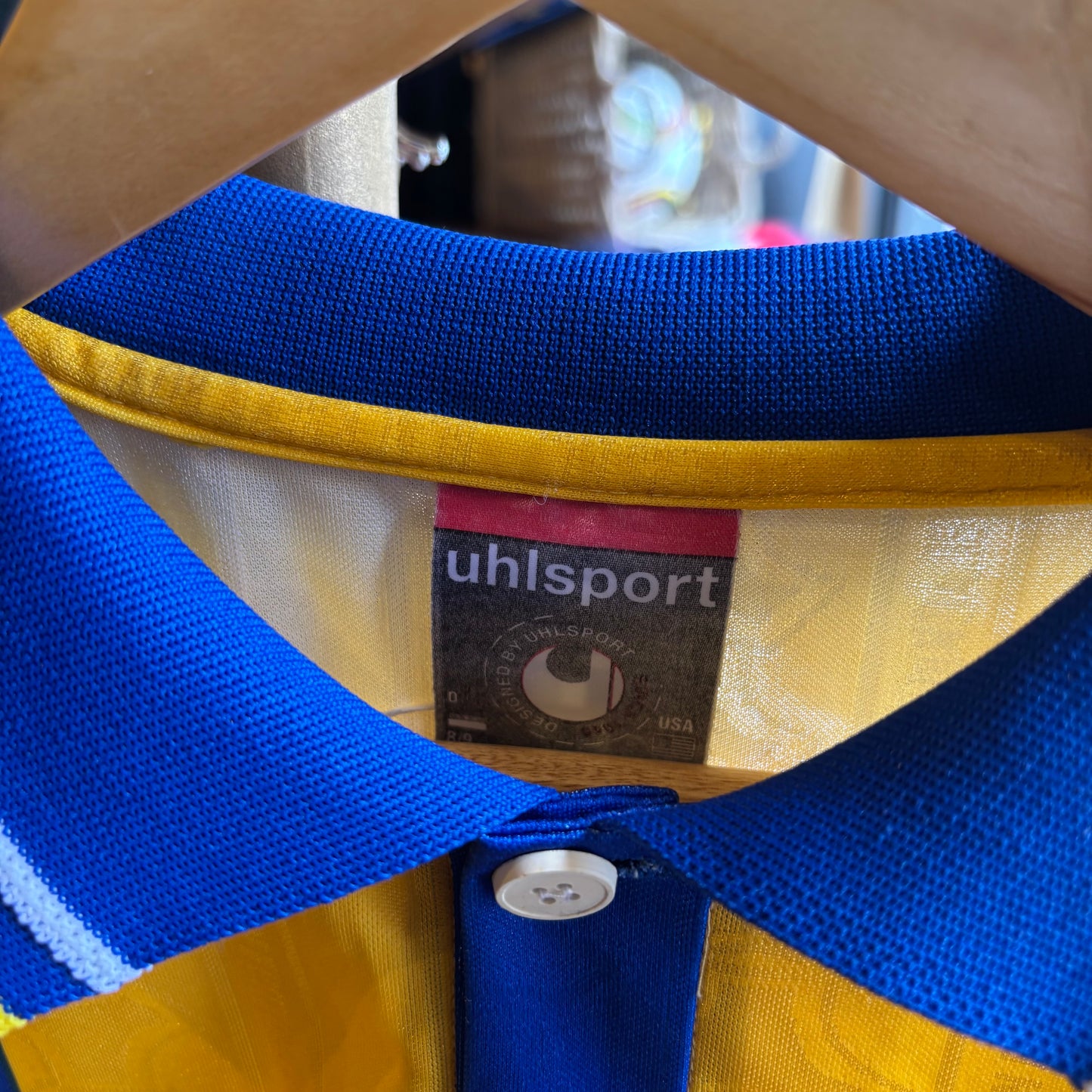 Blackburn Rovers uhlsport 1998/00 Away Shirt Yellow (XL)