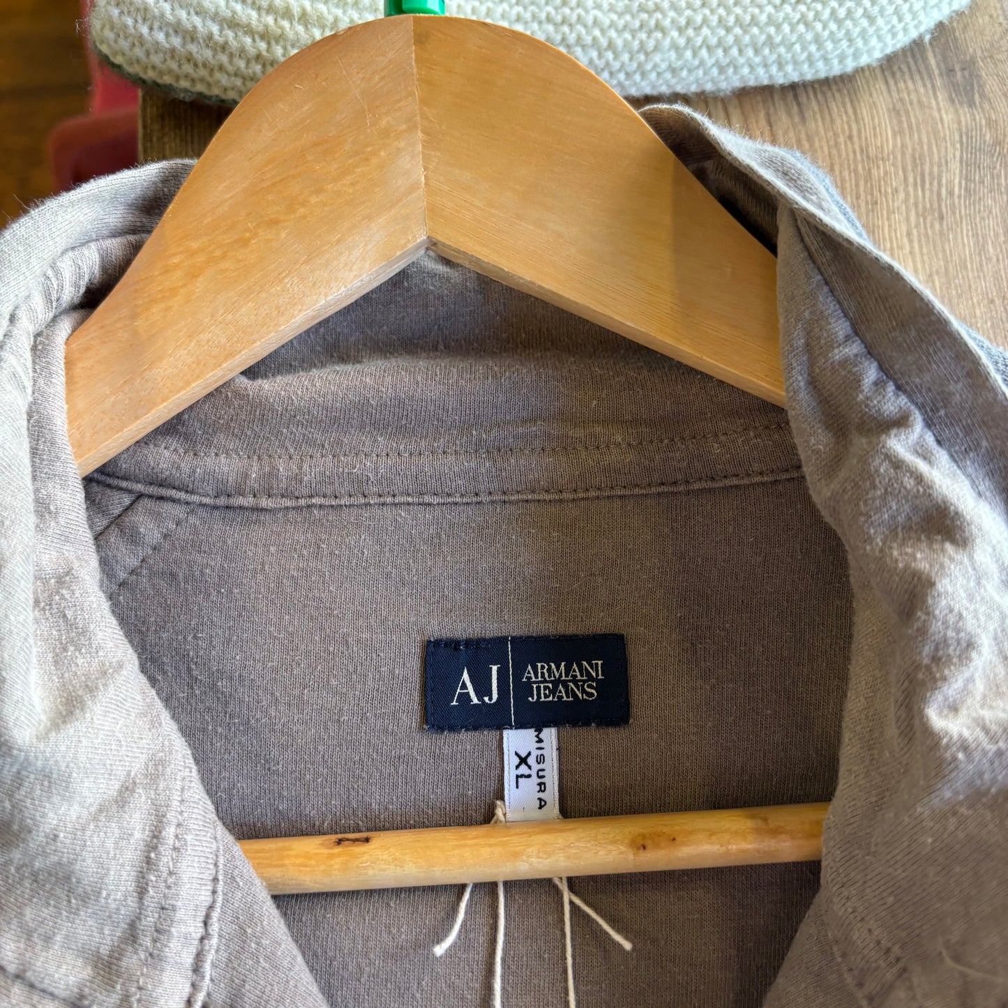 Armani Jeans Double Zip Jumper Grey (XL)