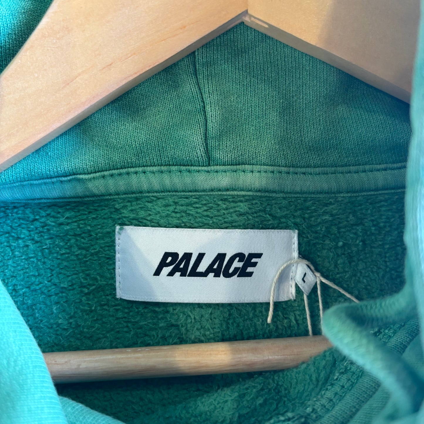 Palace SS24 League Hoodie Green (Large)