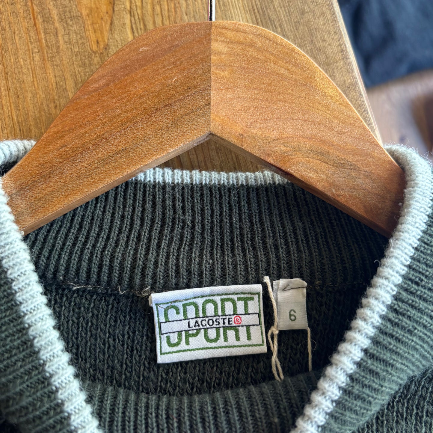 Lacoste Sport Chunky Pullover Knit Jumper Green (XL)