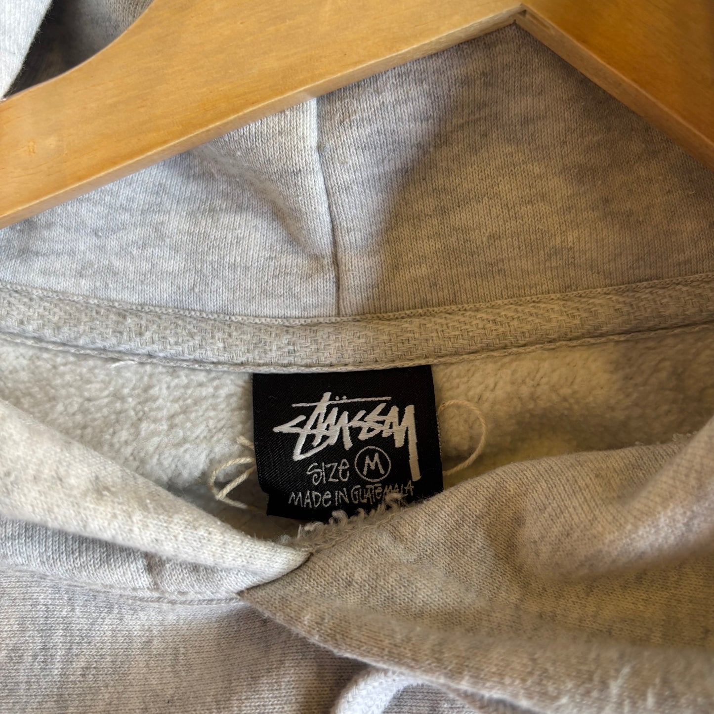 Stussy Soda Can Oversized Hoodie Grey (Medium)