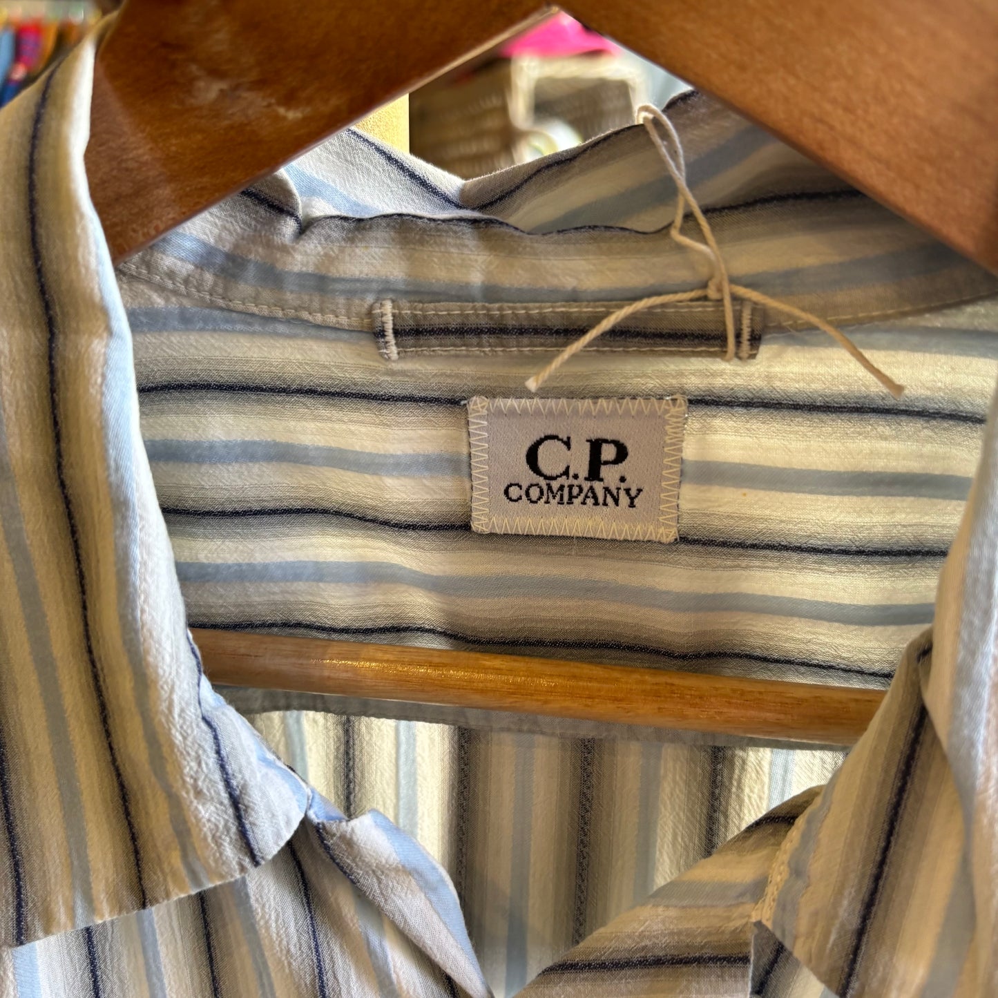 CP Company S/S 2003 Horizontal Multi Stripe Shirt (Medium)