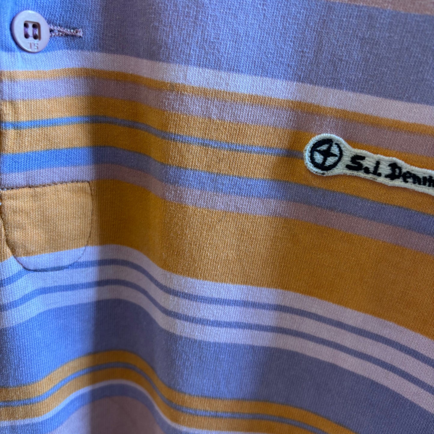 Stone Island Denims S/S 2006 Stripe Polo Shirt Multi (Large)