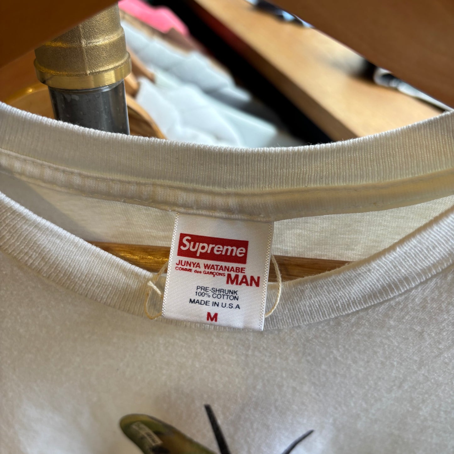 Supreme FW21 Junya Watanabe CDG Bug T-Shirt White (Medium)