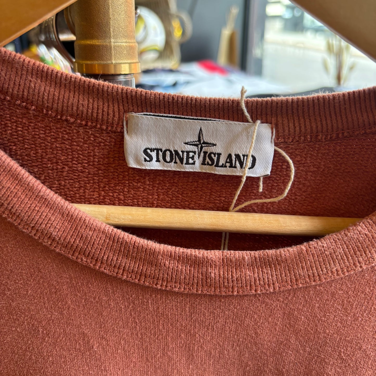 Stone Island A/W 2019 Pullover Sweatshirt Orange (Large)