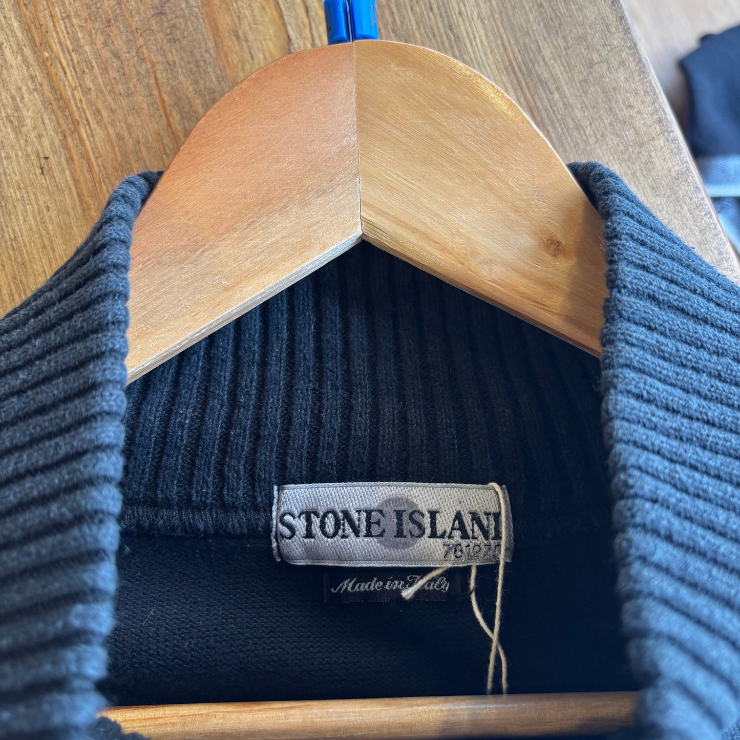 Stone Island A/W 2002 Collar Sweatshirt Black (XXL)