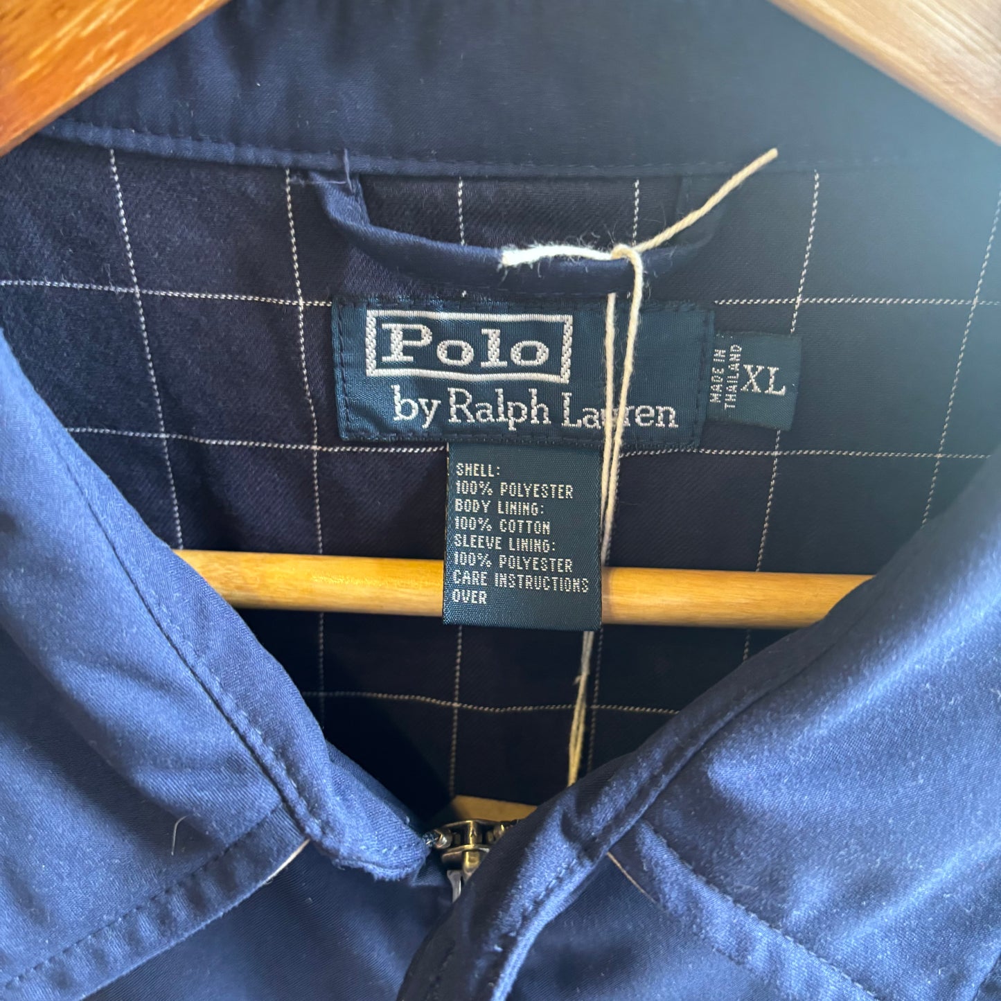Ralph Lauren Harrington Zip Up Jacket Navy (XL)