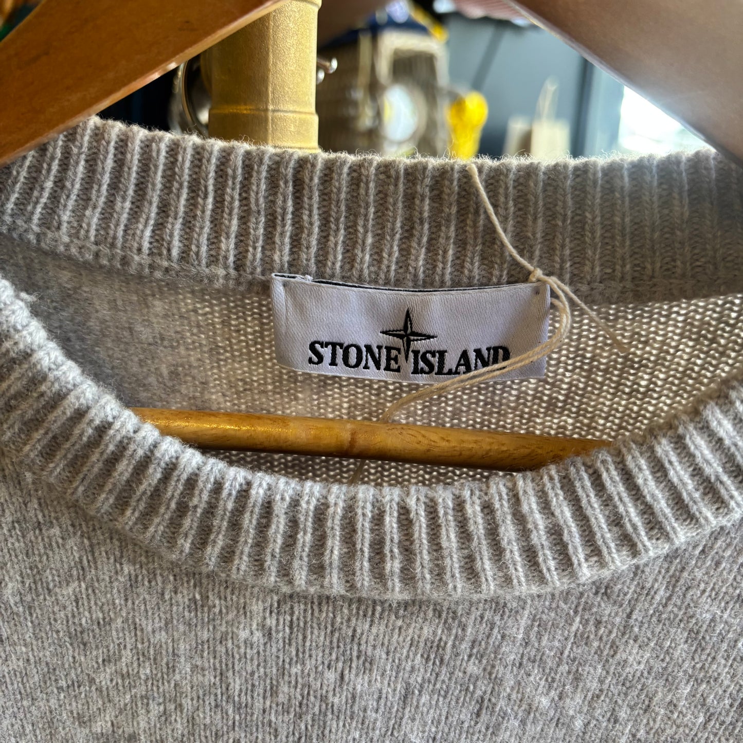 Stone Island F/W 2025 Pullover Knit Jumper Grey (Medium)