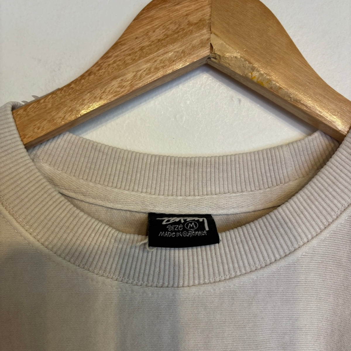 Stussy Dice Pigment Dyed Sweatshirt Natural (Medium)