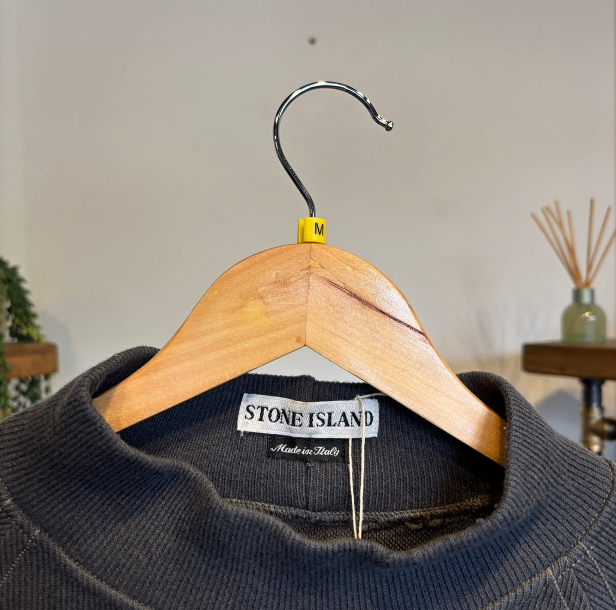 Stone Island A/W 1998 Pullover Knit Jumper Grey (Medium)