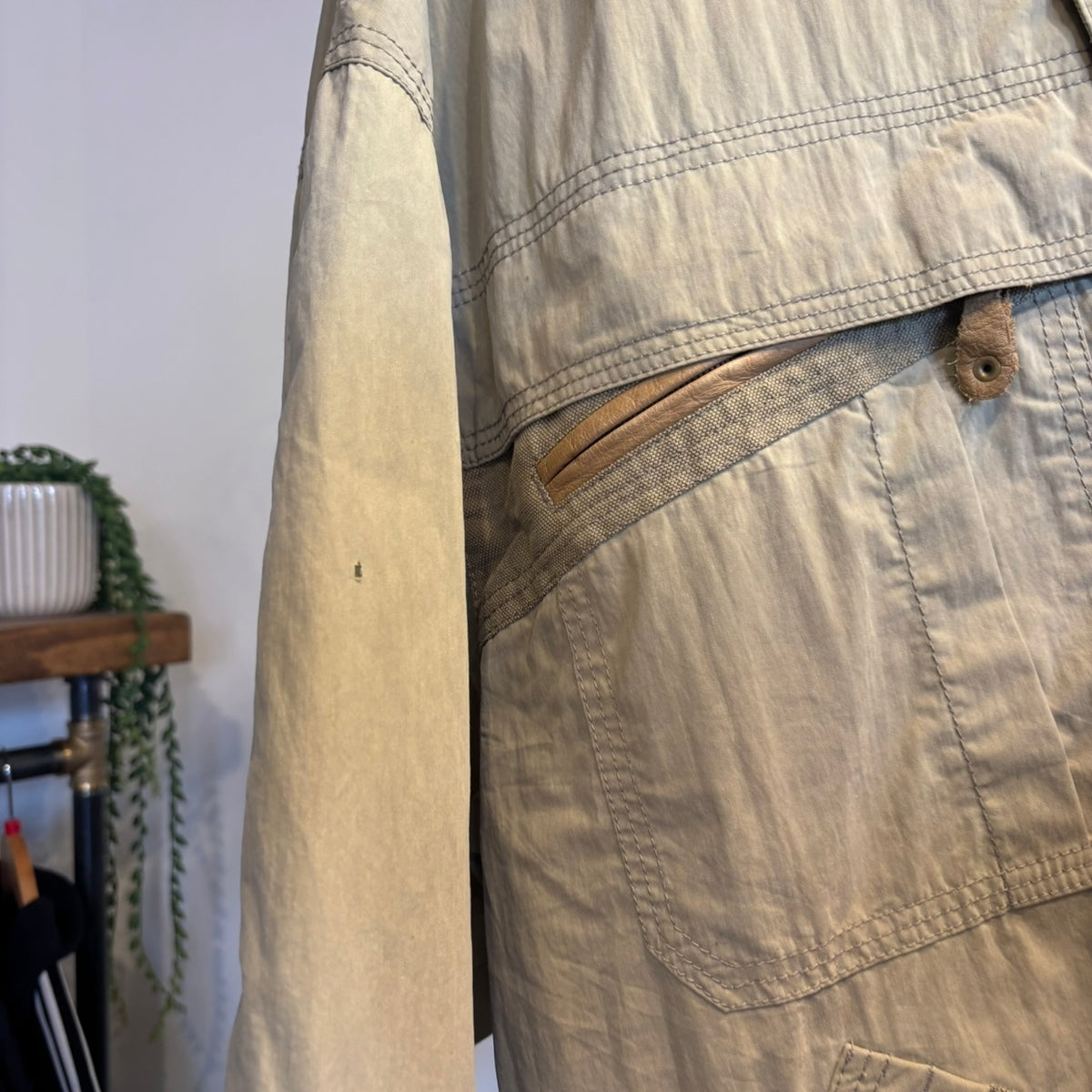 Melka Multi Pocket Utility Jacket Beige (XL)