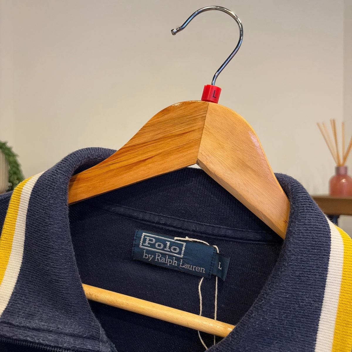 Ralph Lauren Full Zip Jumper Navy (Large)
