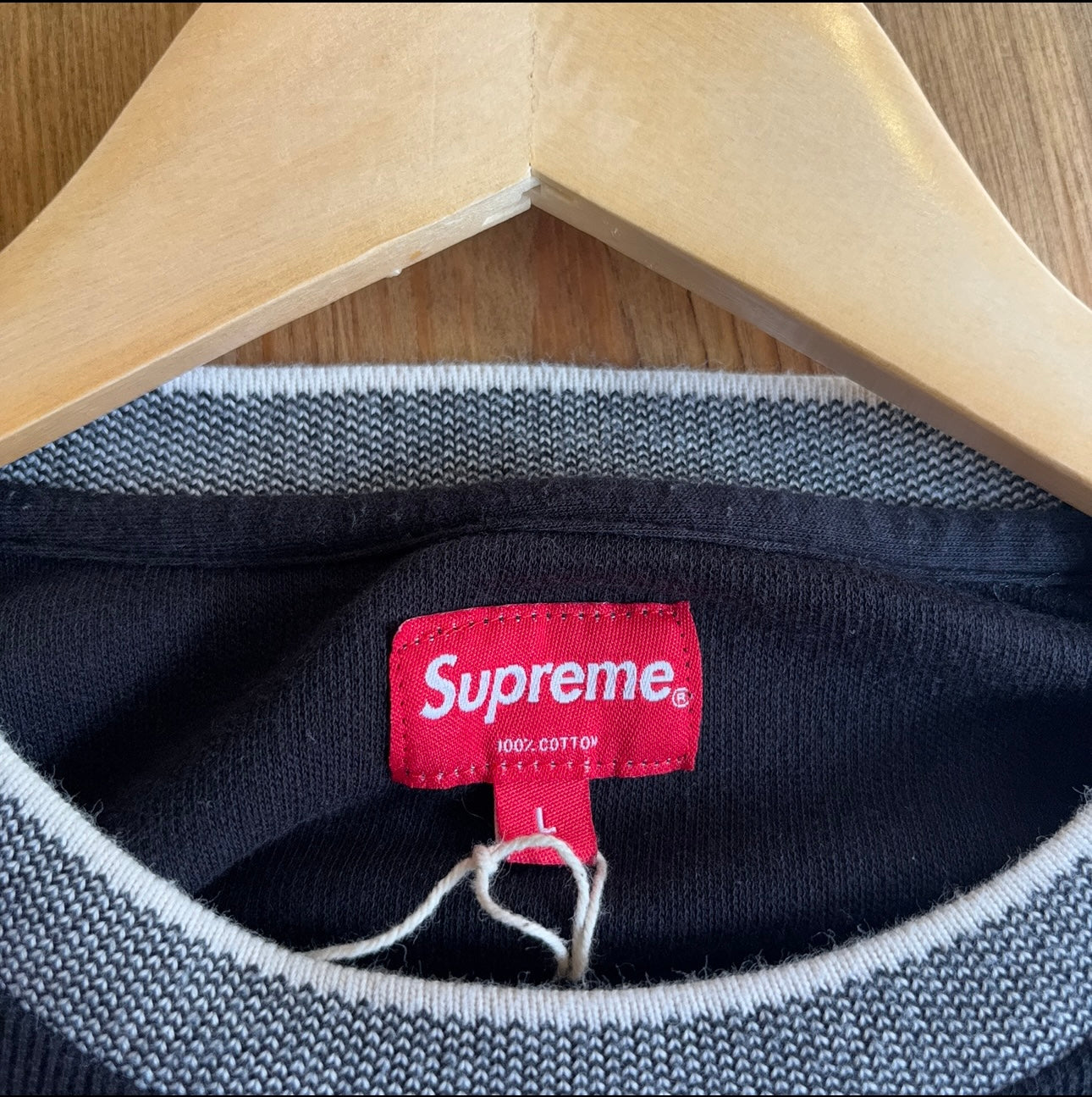 Supreme Textured Pocket T-Shirt Black (Large)
