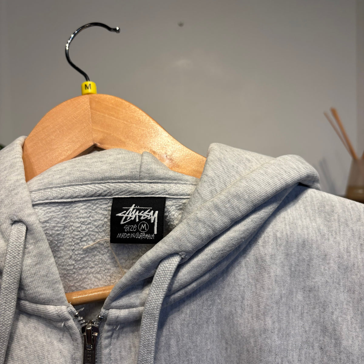 Stussy SS-Link Zip Up Hoodie Grey (Medium)