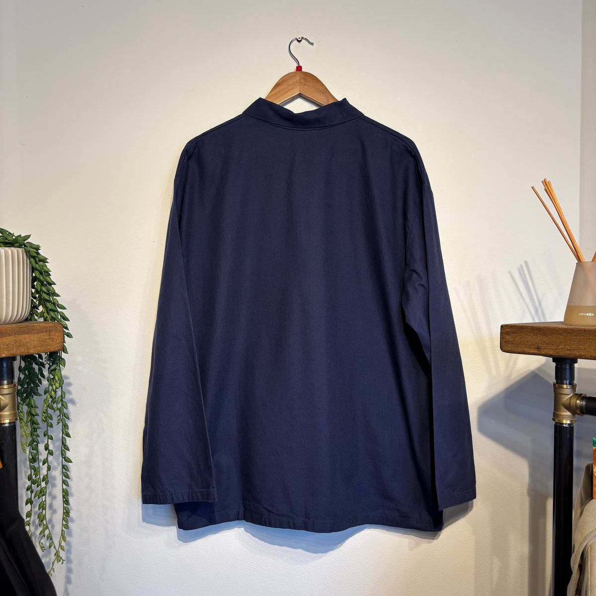 French Chore Style Work Jacket Navy (Large)
