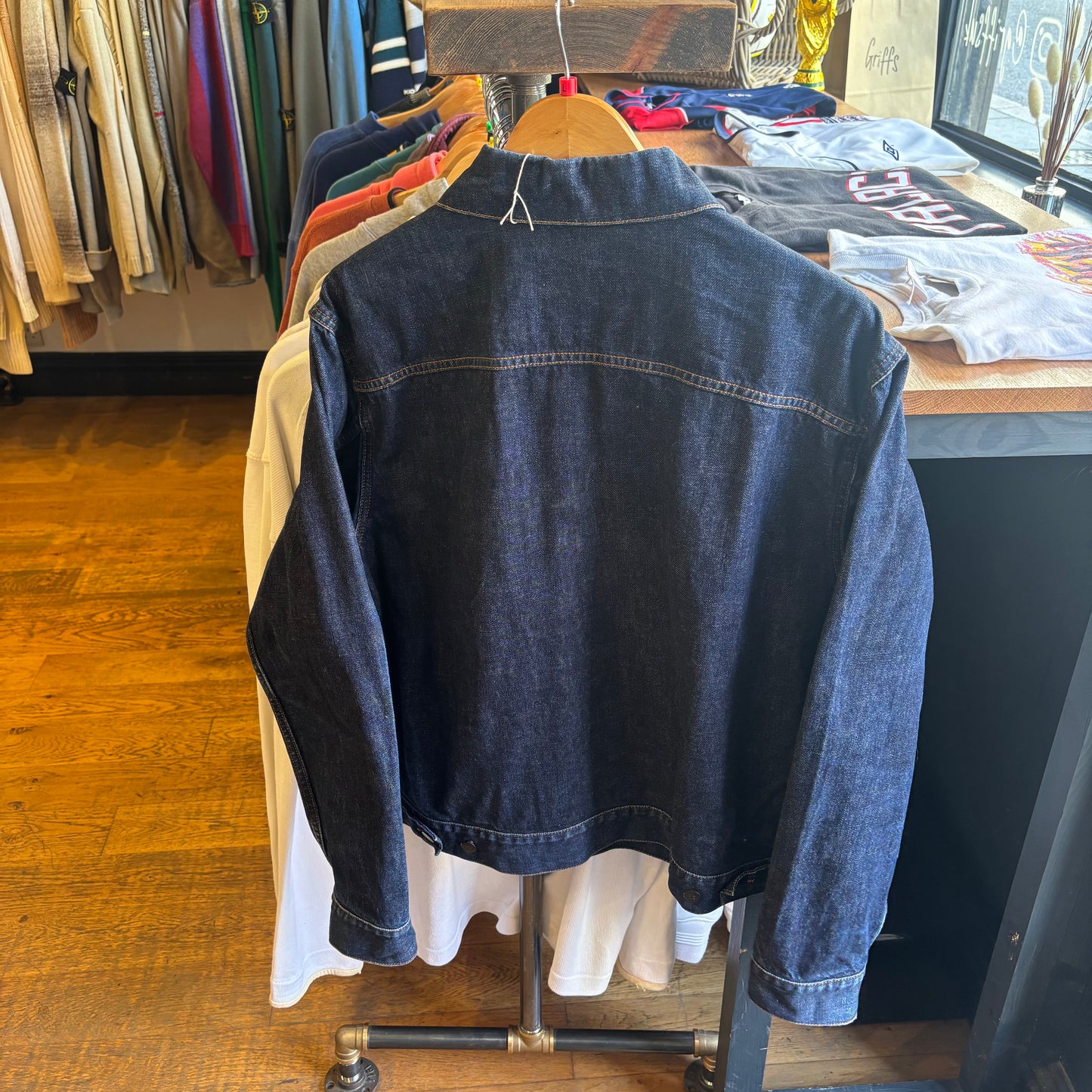 Stone Island Denim Trucker Jacket Navy (Medium)