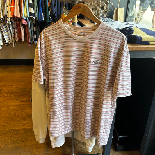 Palace SS24 Boxy Stripe T-Shirt Brown (XL)