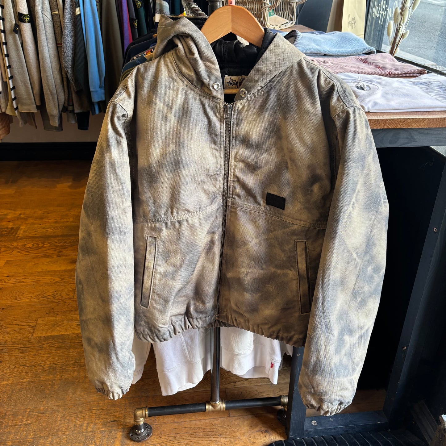 Stussy FW24 Work Camo Stenpat Jacket North Fork (Small)