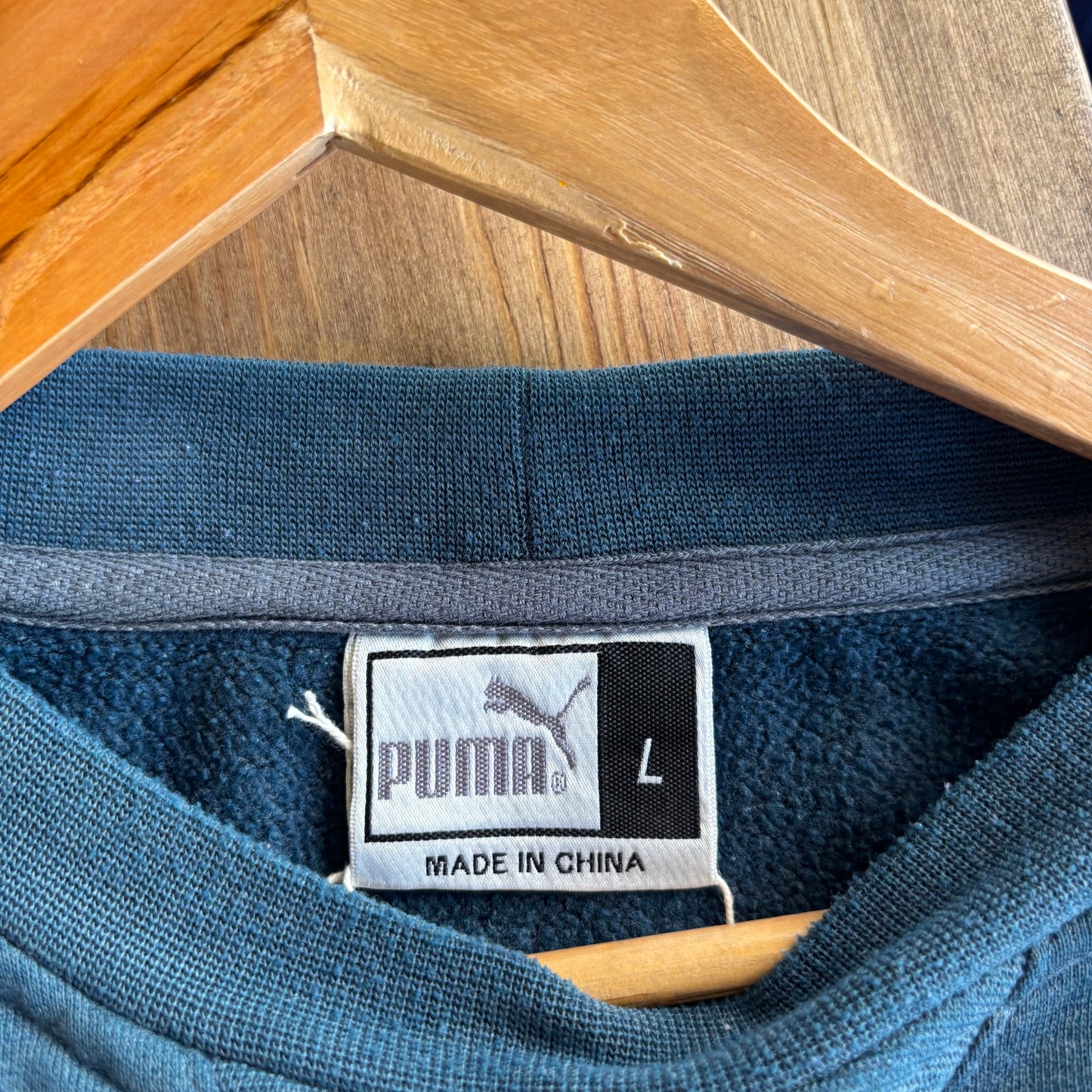 Puma Spellout Oversized Sweatshirt Green (Large)