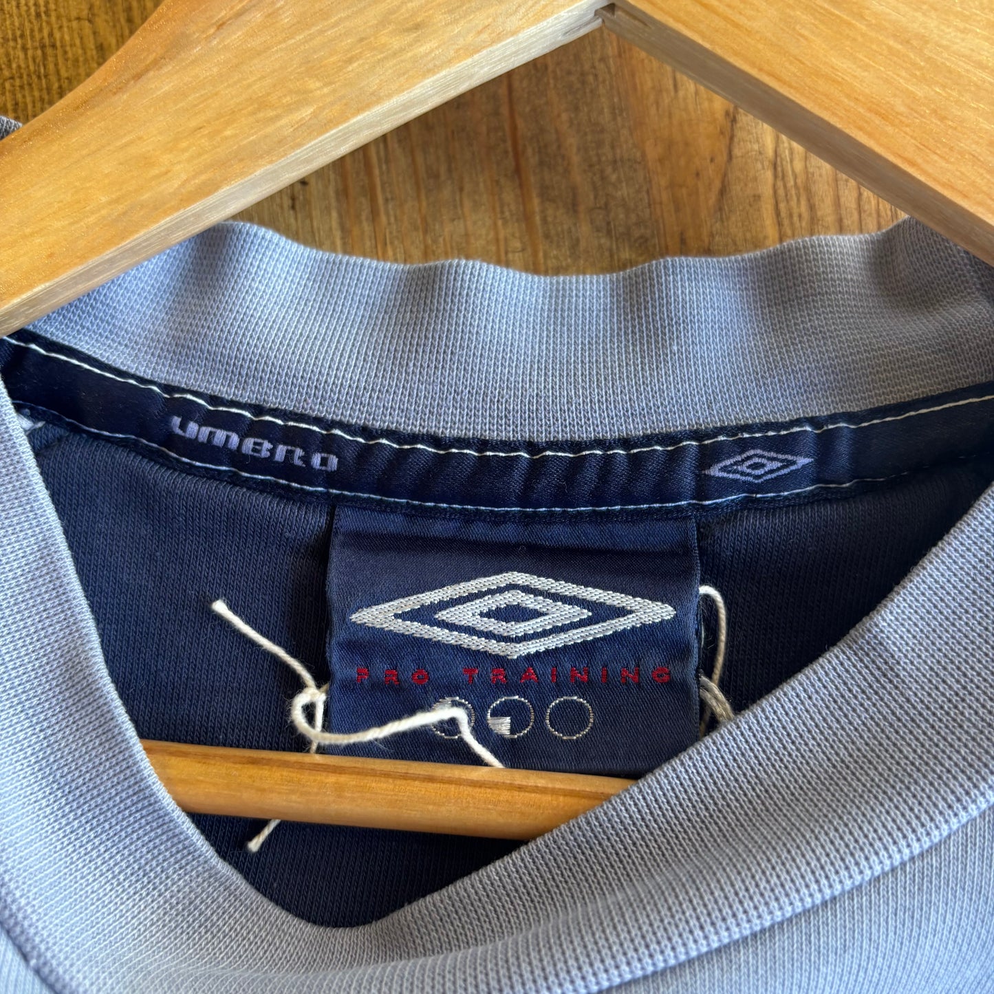 Umbro Spellout Oversized Sweatshirt Light Blue (Medium)
