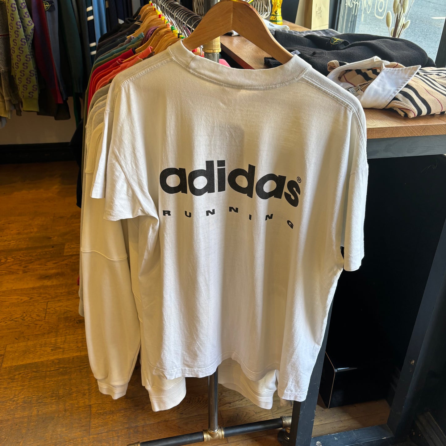 Adidas Berlin Marathon 90s Graphic T-Shirt White (Medium)